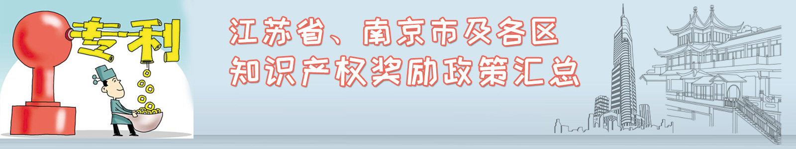 南京專利資助,專利補助,專利獎勵政策
